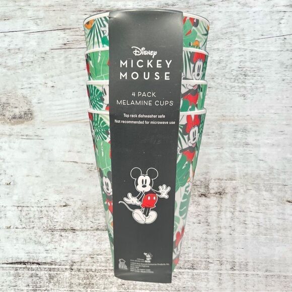 Disney Mickey and Minnie Mouse Tropical Cups (Set of 4) - Picture 3 of 5